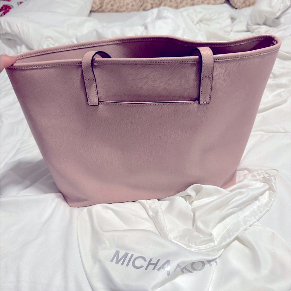 Pink Michael Kors tote